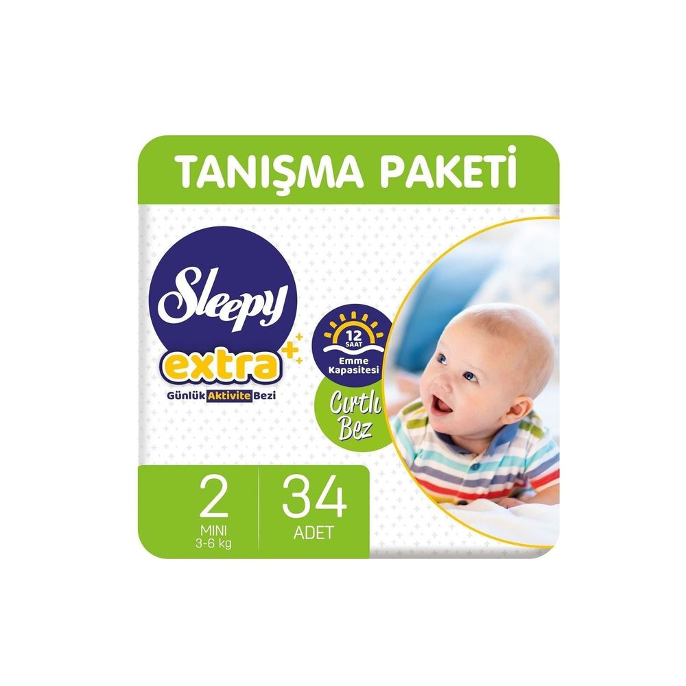 sleepy extra no 2 mini 34 adet bebek bezi fiyatlari