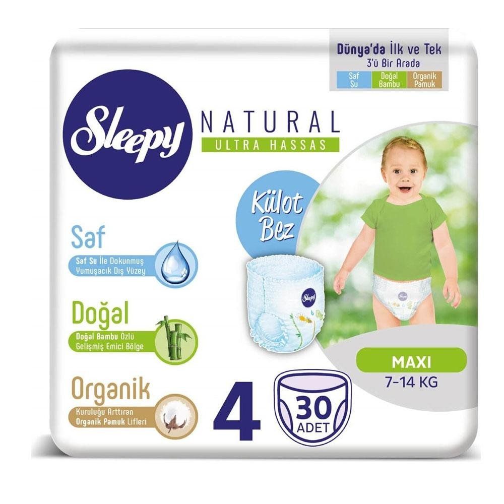 sleepy natural no 4 maxi 30 adet kulot bebek bezi fiyatlari