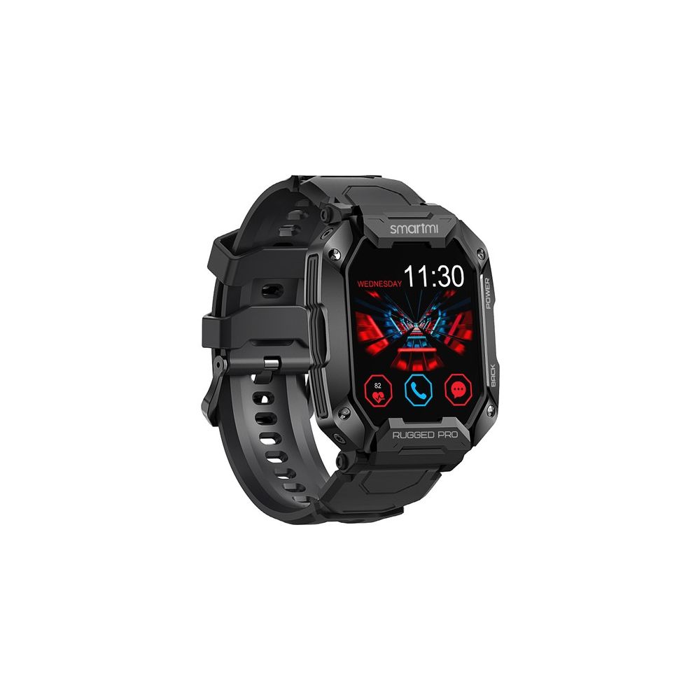 Smartmi Rugged Pro Siyah Akıllı Saat