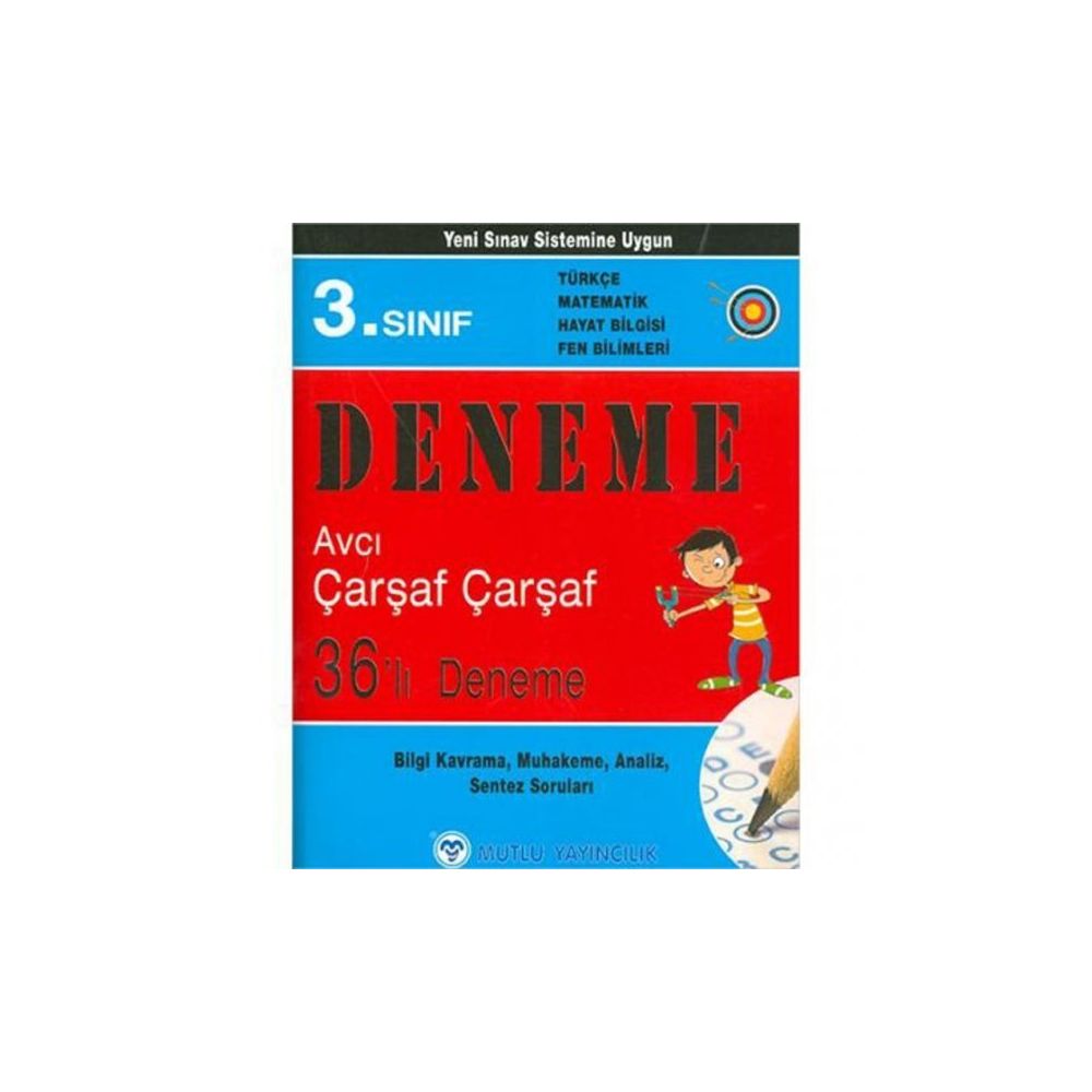3 Sinif Avci Carsaf Carsaf 36 Deneme Mutlu Yayinlari Fiyatlari