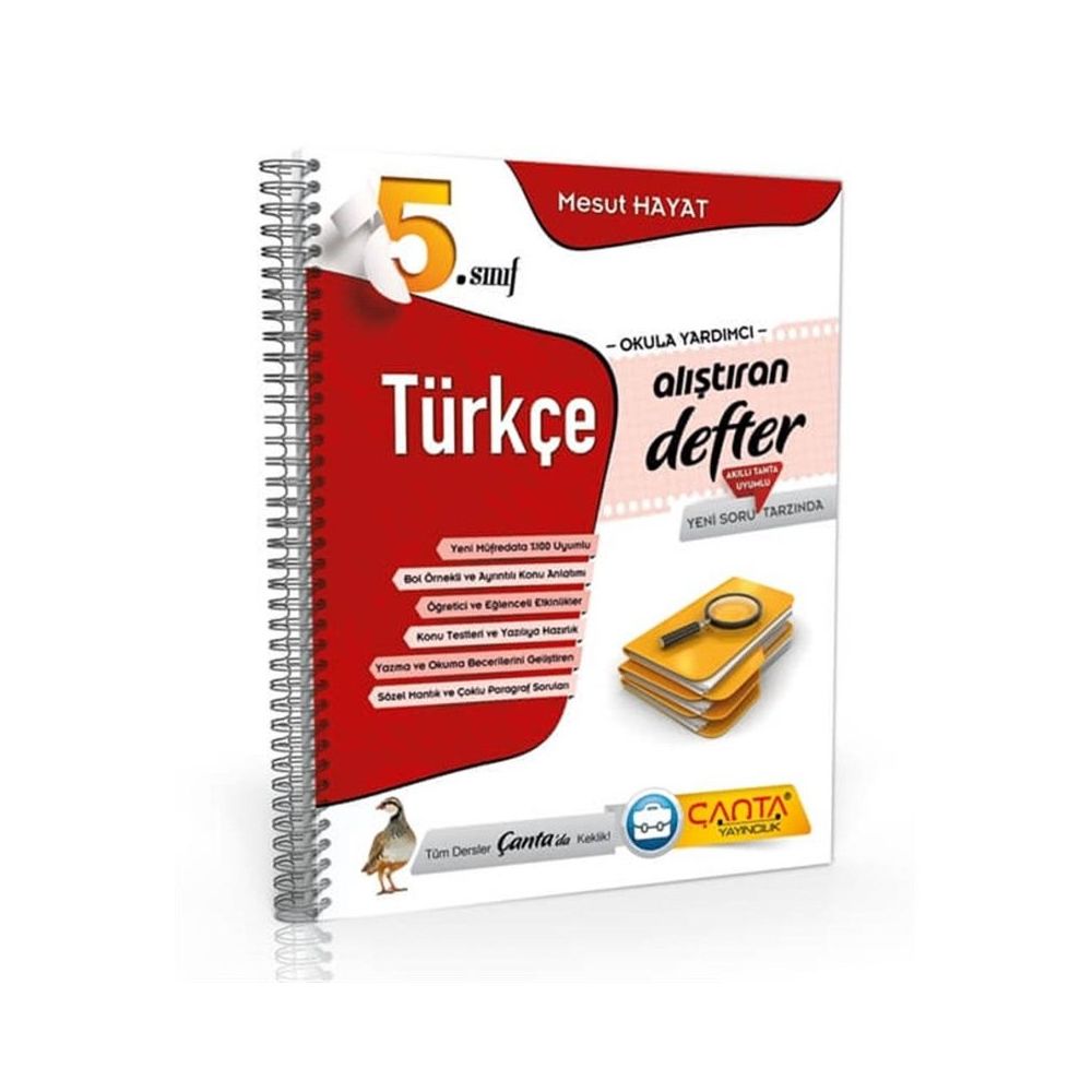 5 Sinif Turkce Alistiran Defter Canta Yayinlari Fiyatlari
