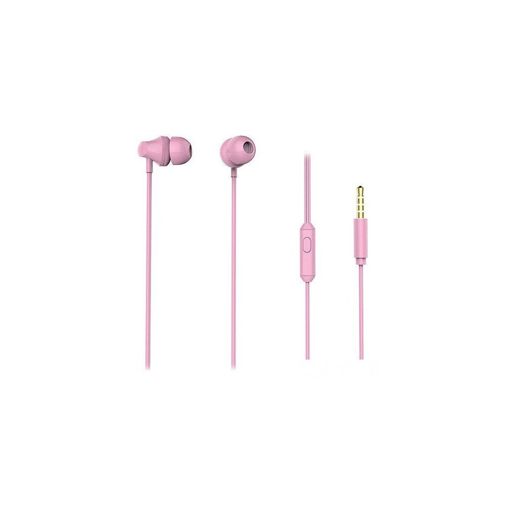 Snopy Rampage SN-R99 Elity Pembe Kulak İçi Mikrofonlu Kulaklık