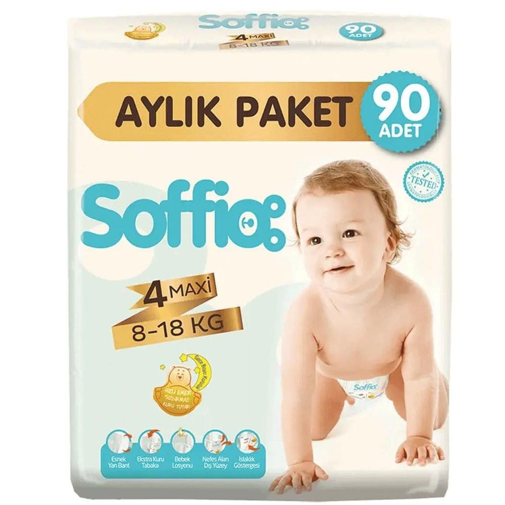 Soffio No 4 Maxi 90 Adet Bebek Bezi Fiyatlari