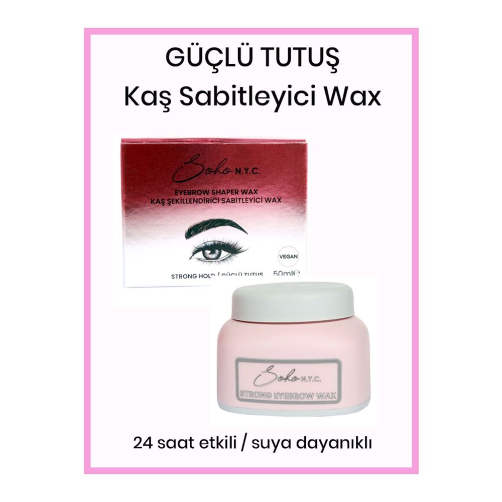 Soho N.Y.C Kaş Şekillendirici Sabitleyici Şeffaf 50 ml Wax