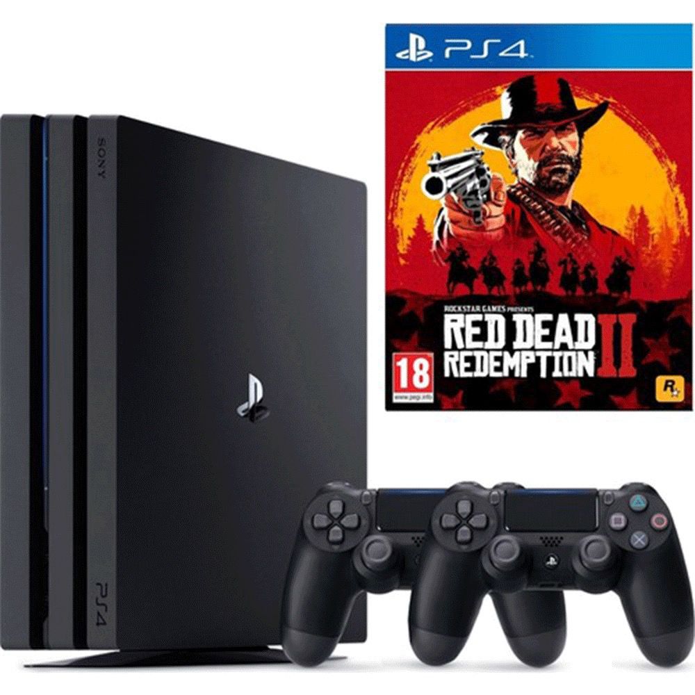 ◆美品◆PS4 Pro RED DEAD REDEMP TIION2セット sony-playstation-4-pro-1tb-2-