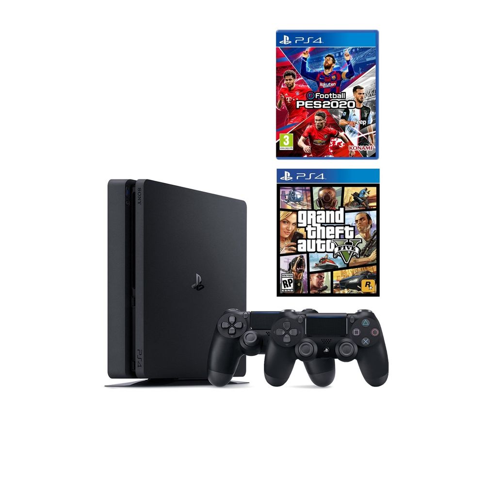 Sony Playstation 4 Slim 1tb 2 Kol Pes 20 Gta 5 Fiyatlari