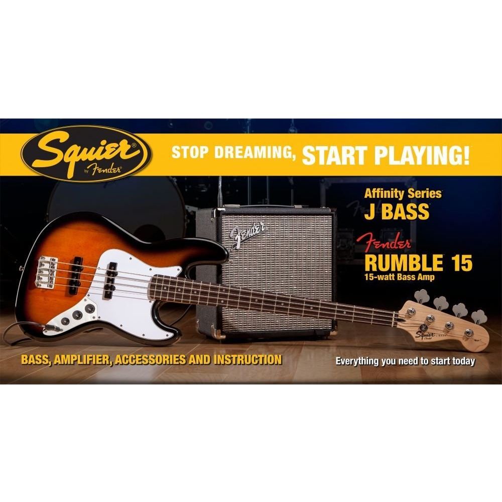 SQUIER AFFINITY JAZZ BASS GİTAR Fiyatları ve Modelleri