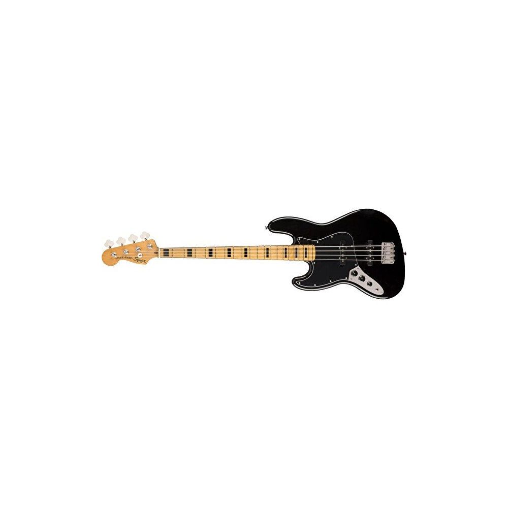 Squier Classic Vibe 70S Jazz Bass Akçaagaç Klavye Black Solak Bas