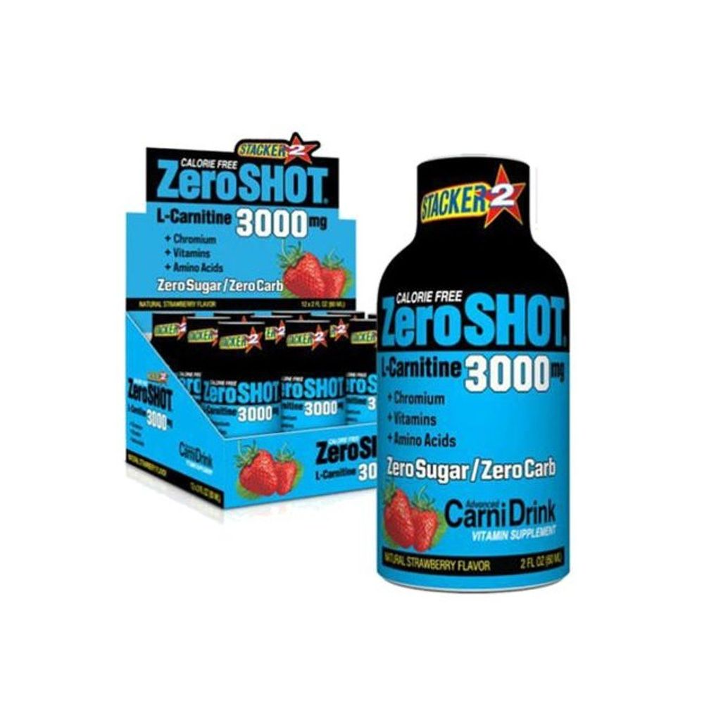 stacker2 zero shot 3000 mg l-carnitine 60 ml Stacker2 Zero Shot 3000 mg 60 ml L-Carnitine Fiyatları