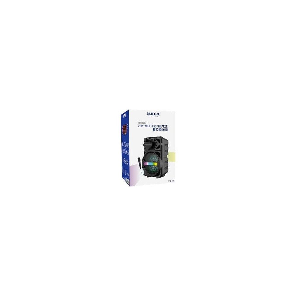 Storemax BTS-410 20 W 2400 mAh Mikrofonlu LED Işıklı Taşınabilir Bluetooth Hoparlör