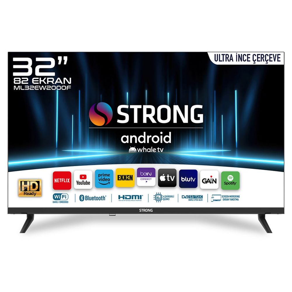Strong ML32EW2000F 32 inç 82 Ekran HD Ready Android LED TV