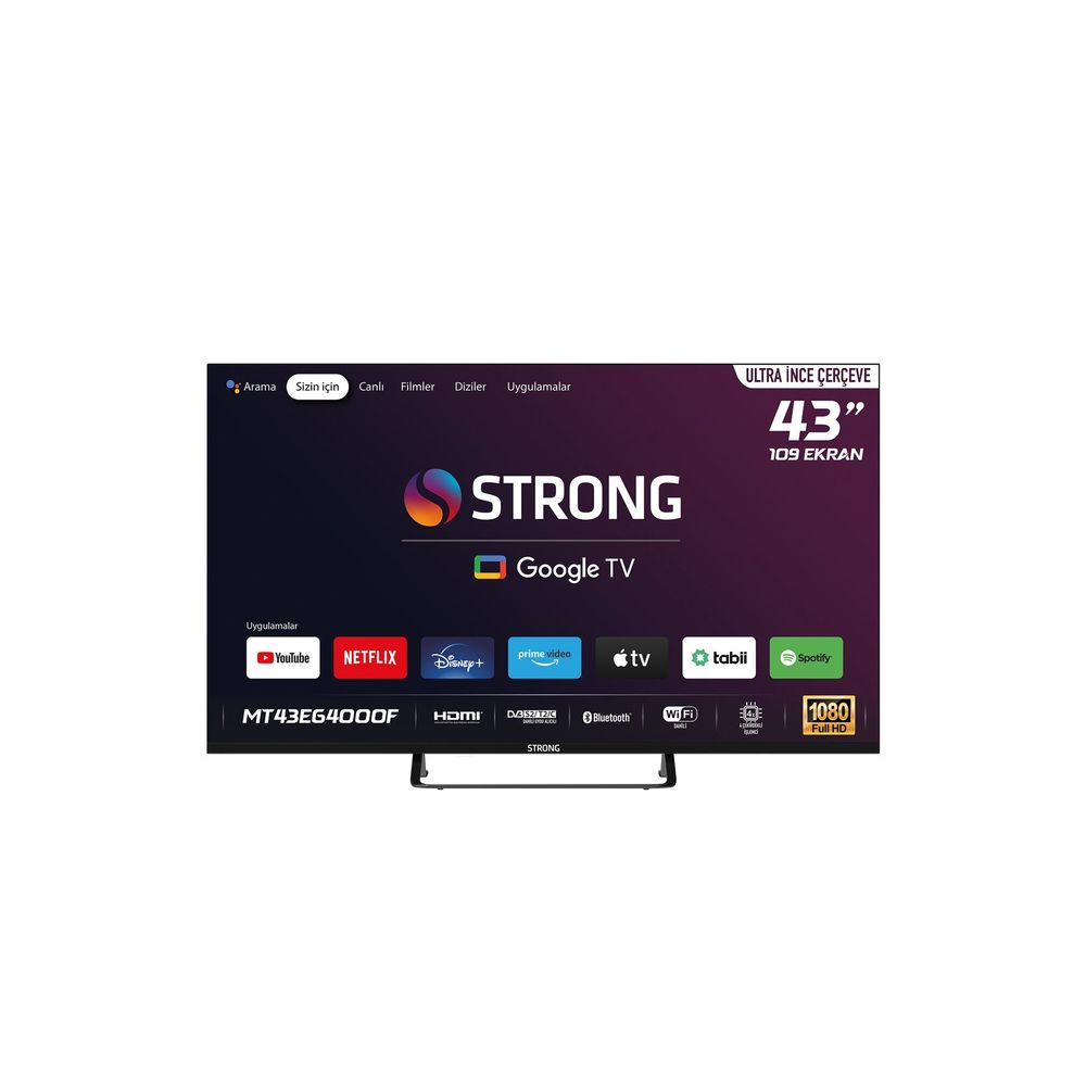 Strong MT43EG4000F 43 inç 109 Ekran Full HD Android LED TV