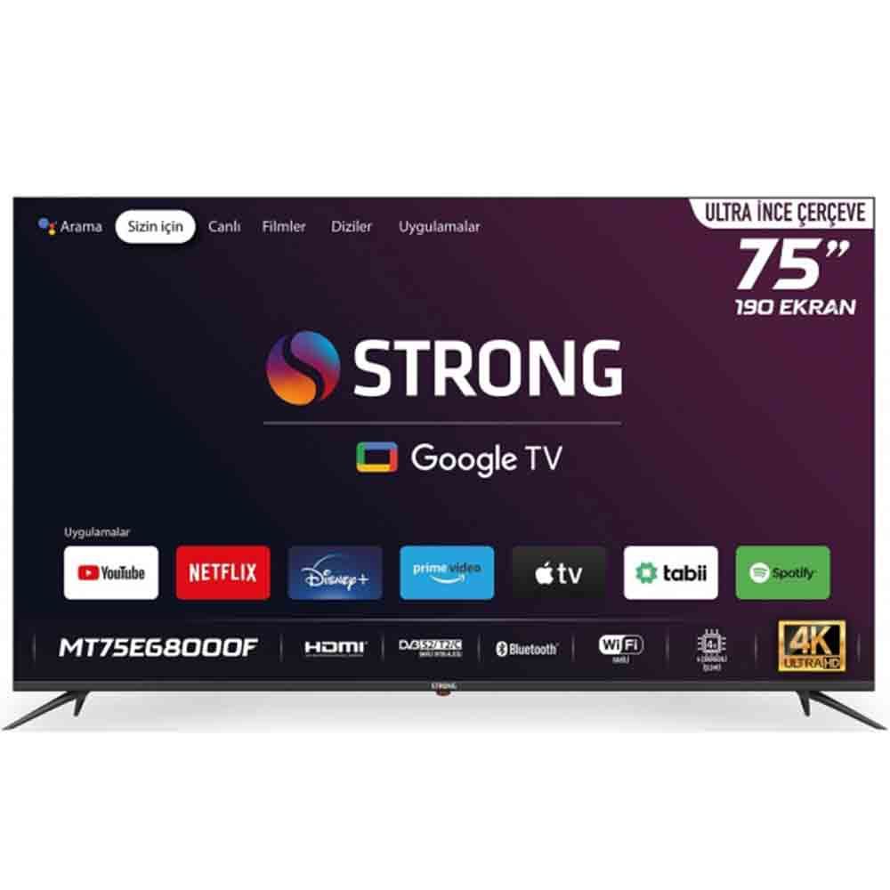Strong MT75EG8000F 75 inç 190 Ekran 4K Ultra HD Android LED TV