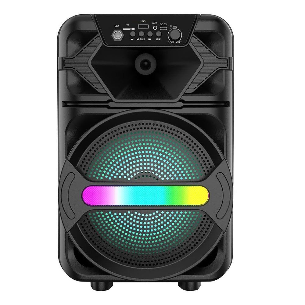 Sunix BTS-410 20 W Mikrofonlu Led Işıklı Taşınabilir Bluetooth Hoparlör