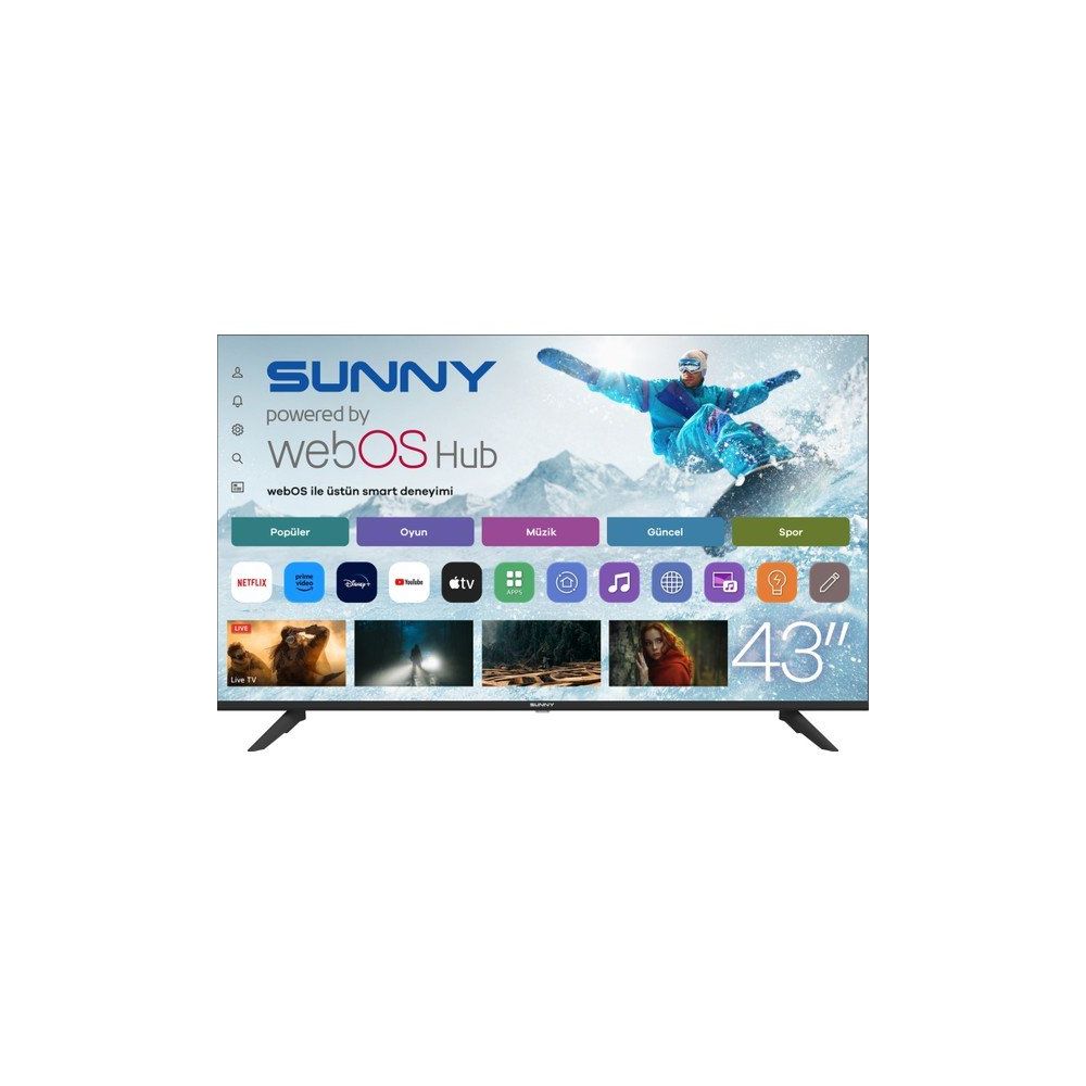 Sunny SN43FMLN-W02S 43 inç 109 Ekran Full HD WebOS LED TV