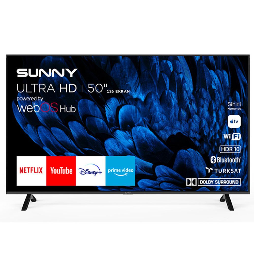 Sunny SN50FMN252 50 inç 127 Ekran 4K Ultra HD WebOS LED TV