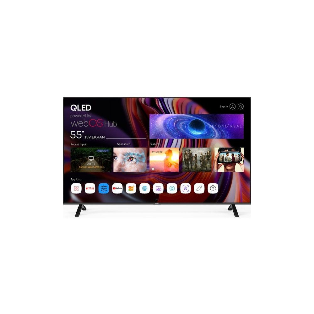 Sunny SN55QMN252 55 inç 140 Ekran 4K Ultra HD WebOS LED TV