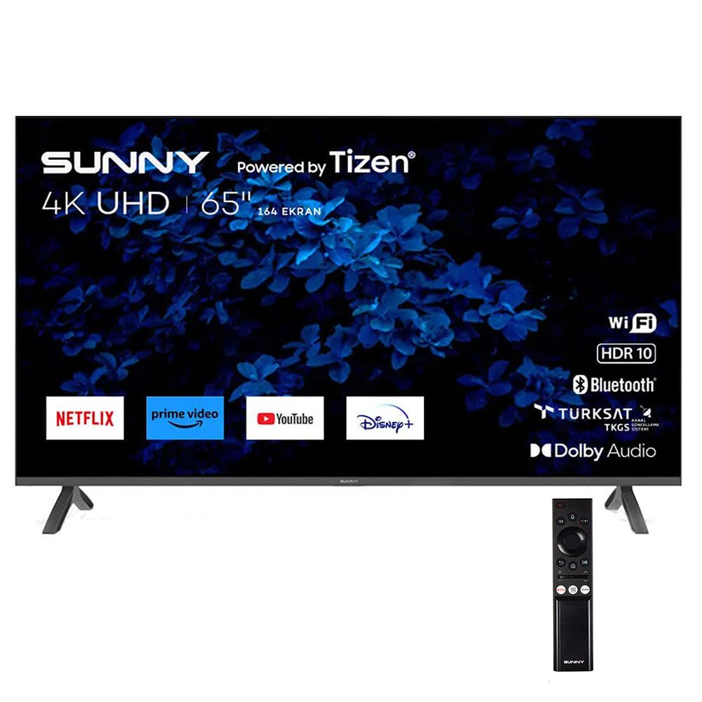 Sunny SN65FMN503 65 inç 165 Ekran 4K Ultra HD Tizen LED TV