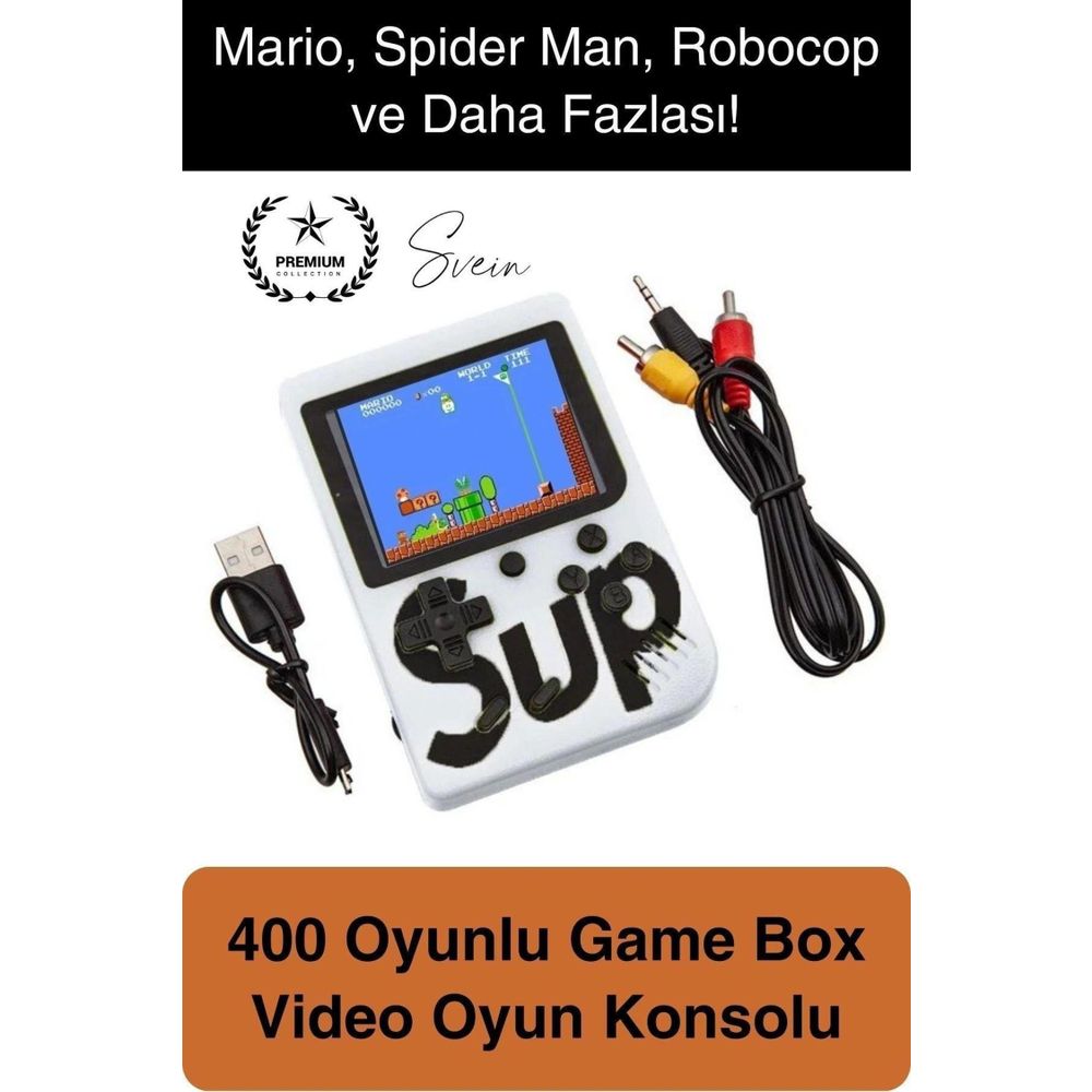 SUP 400 Taşınabilir Mini 2 in 1 Gameboy Retro Oyun Konsolu Fiyatları