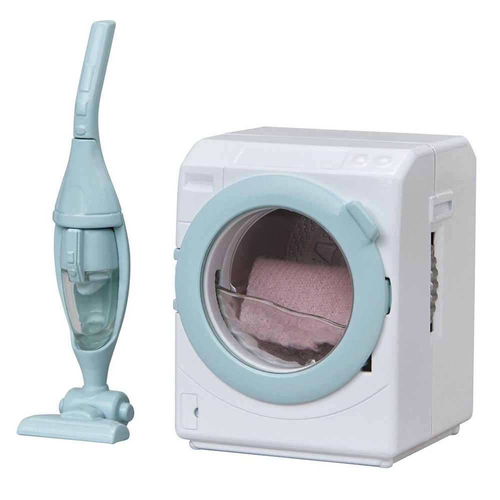 sylvanian families washing machine and laundry set