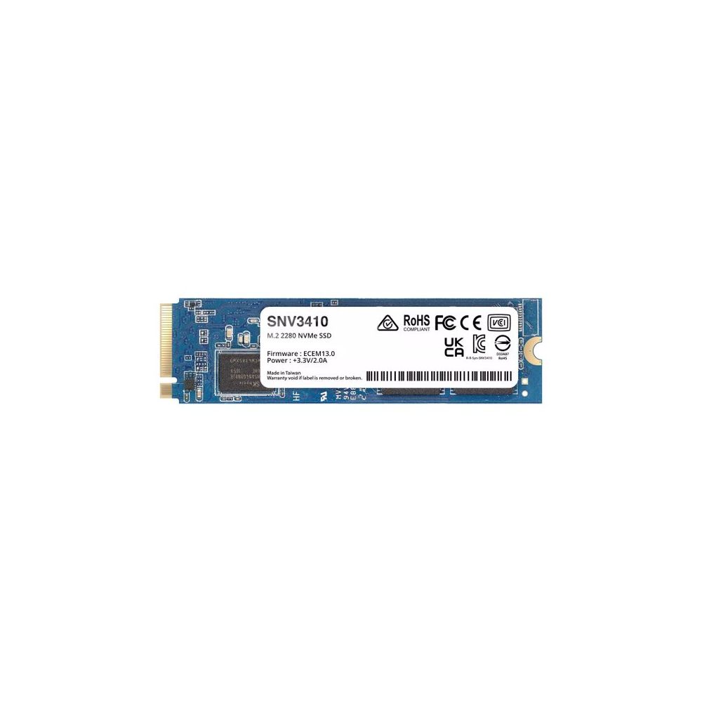 Synology SNV3410-800G Enterprise 800 GB 3000/750 MB/s M.2 2280 PCIe 3.0 NVMe SSD
