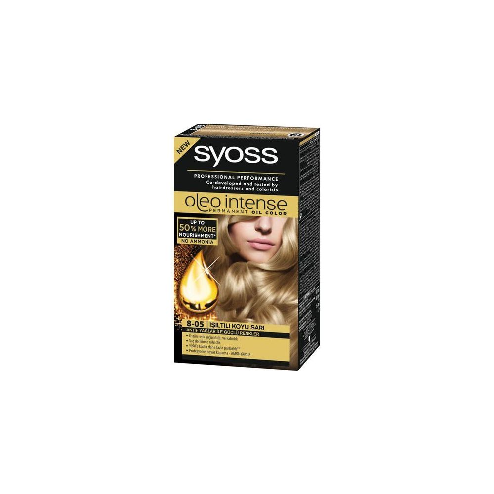 Syoss Oleo Intense 8 05 Koyu Sari Isiltili Sac Boya Seti Fiyatlari