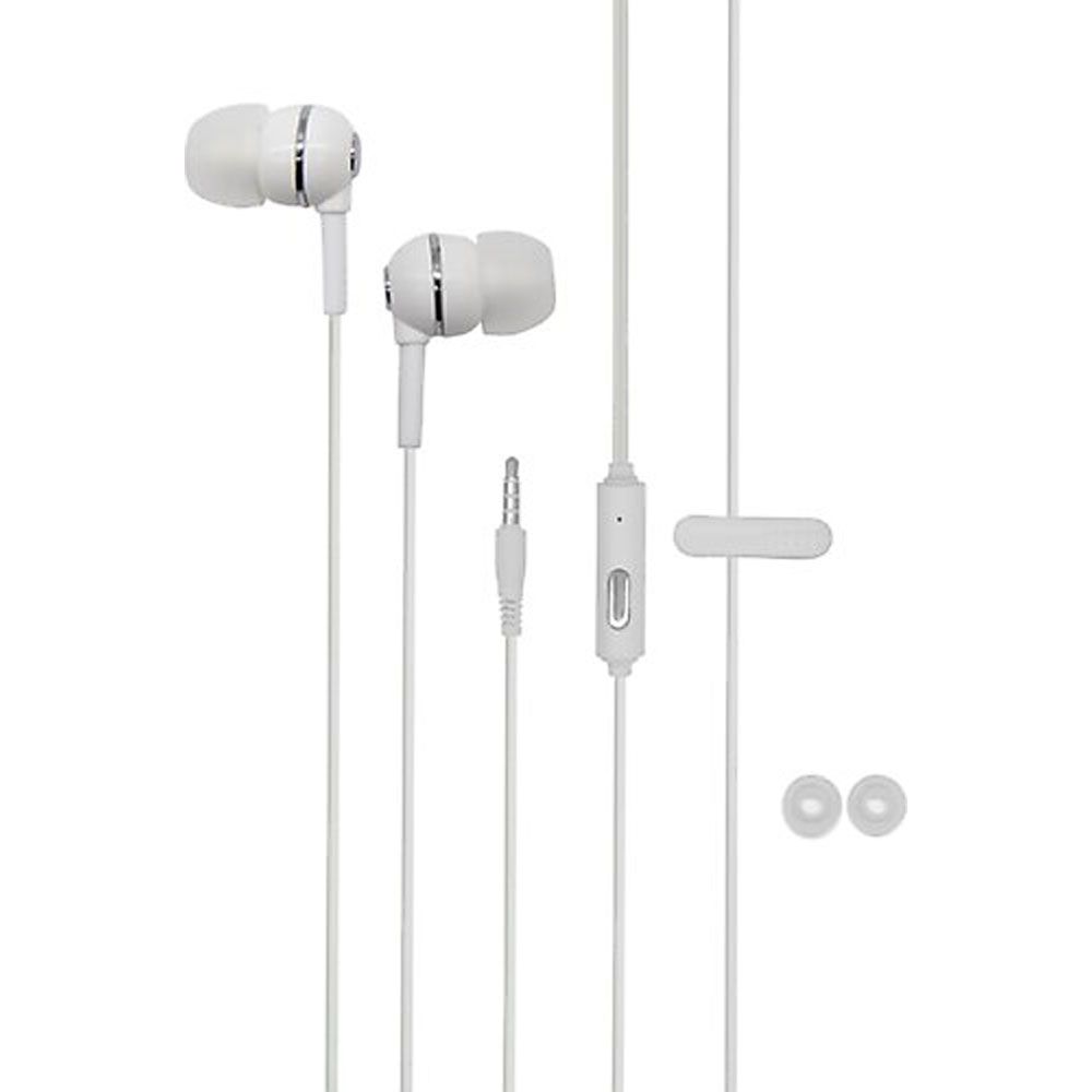 Syrox Beyaz K1 Mikrofonlu Kulakiçi Kulaklık