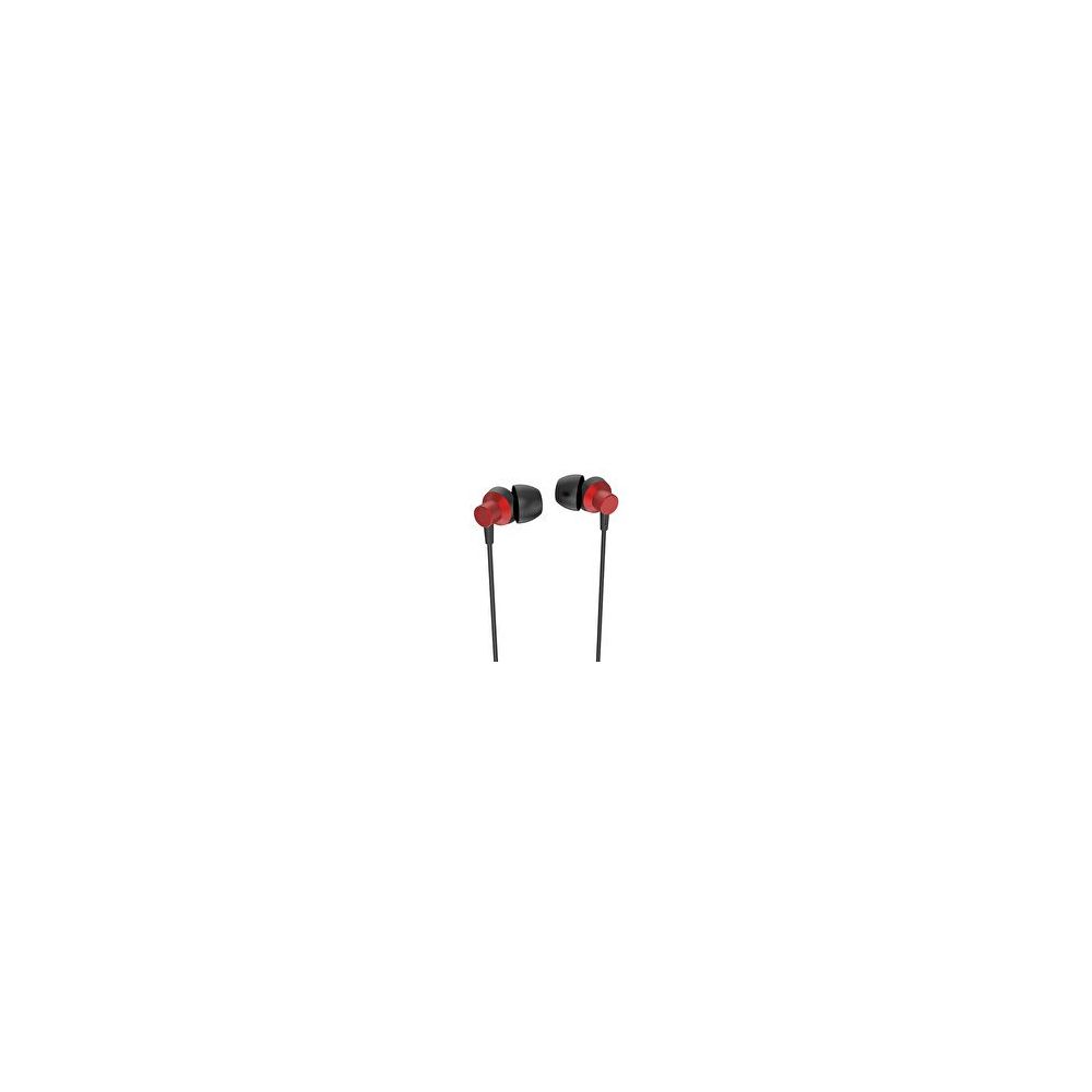Syrox K15 1.20 mt 3.5 mm AUX Kablolu Mikrofonlu Kırmızı-Siyah Kulak İçi Kulaklık