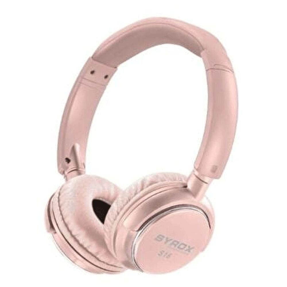 Syrox S16P Pembe Bluetooth Kulaklık