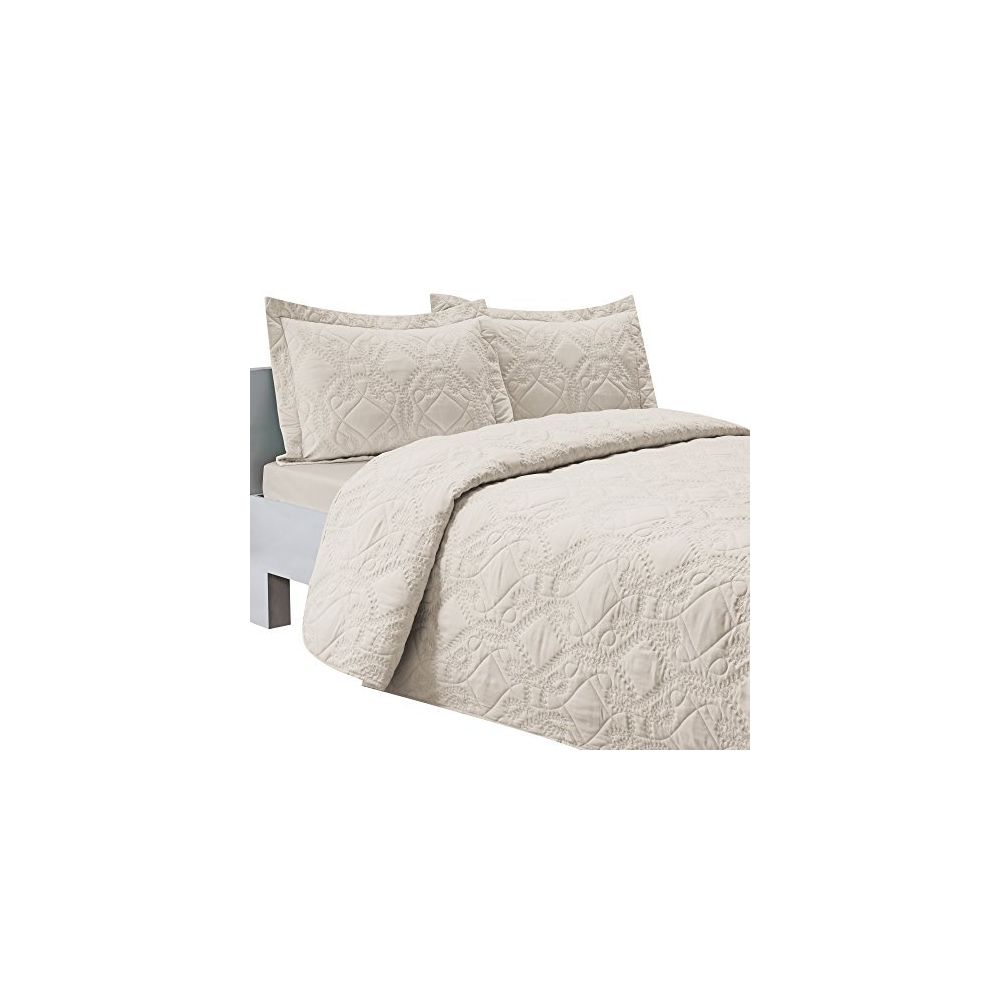 Tac 60154322 Toledo Krem Cift Kisilik Yatak Ortusu Takimi Fiyatlari