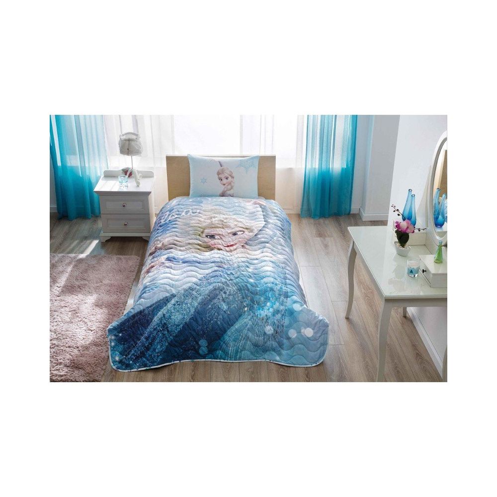 tac lisansli disney frozen glitter tek kisilik yatak ortusu seti fiyatlari