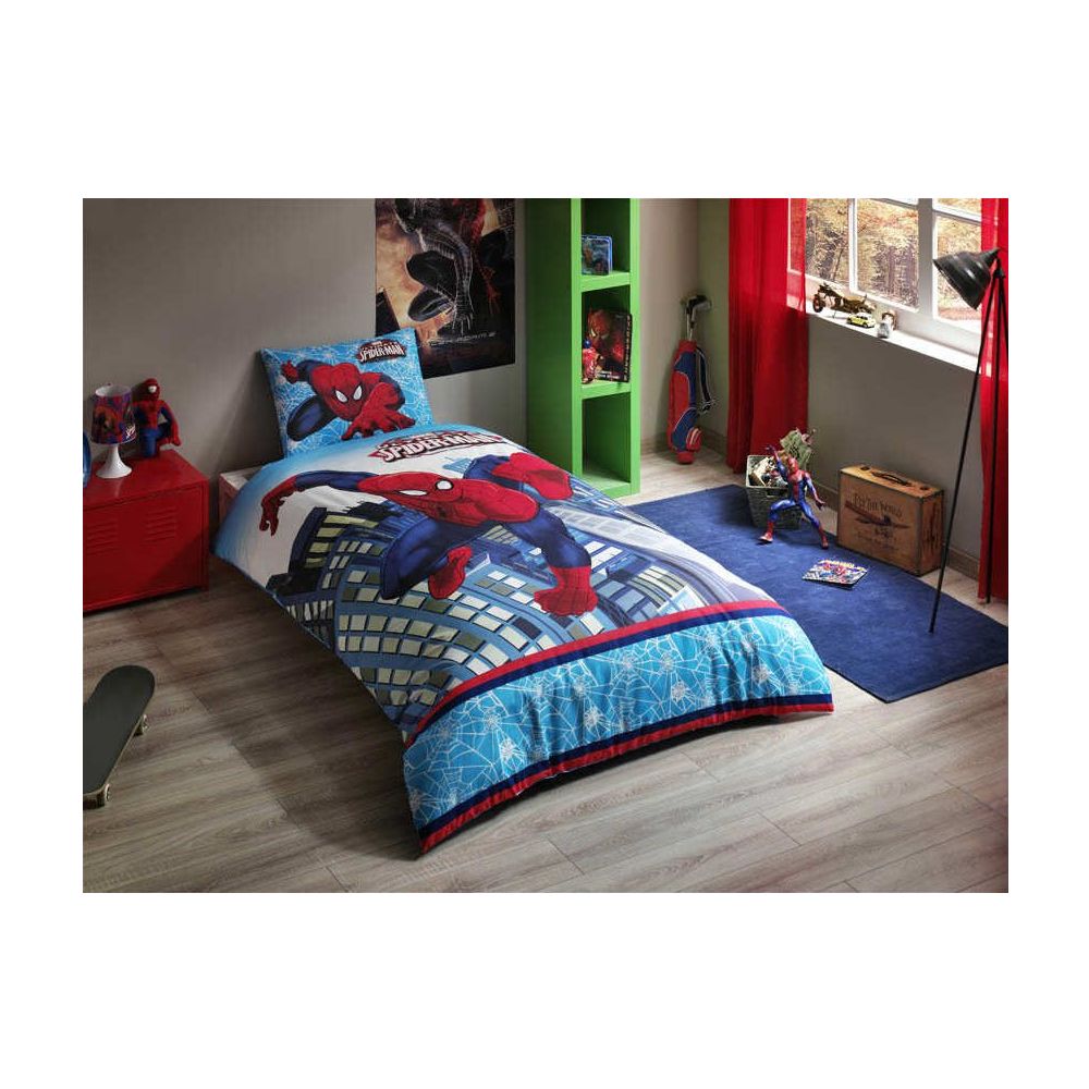 tac orumcek adam lisansli tek kisilik nevresim takimi fiyatlari