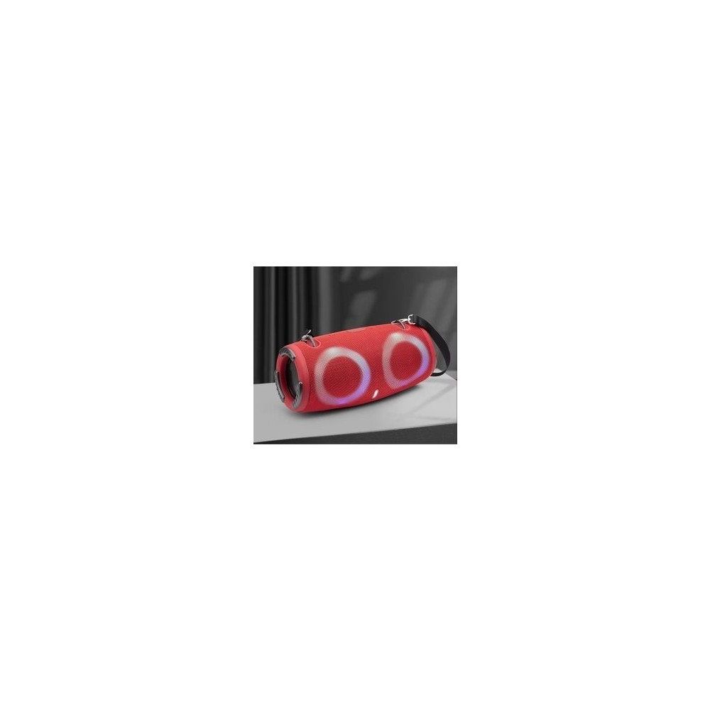 Tastech Xtreem3 Kırmızı Şarjlı LED Işıklı Kablosuz Bluetooth Hoparlör