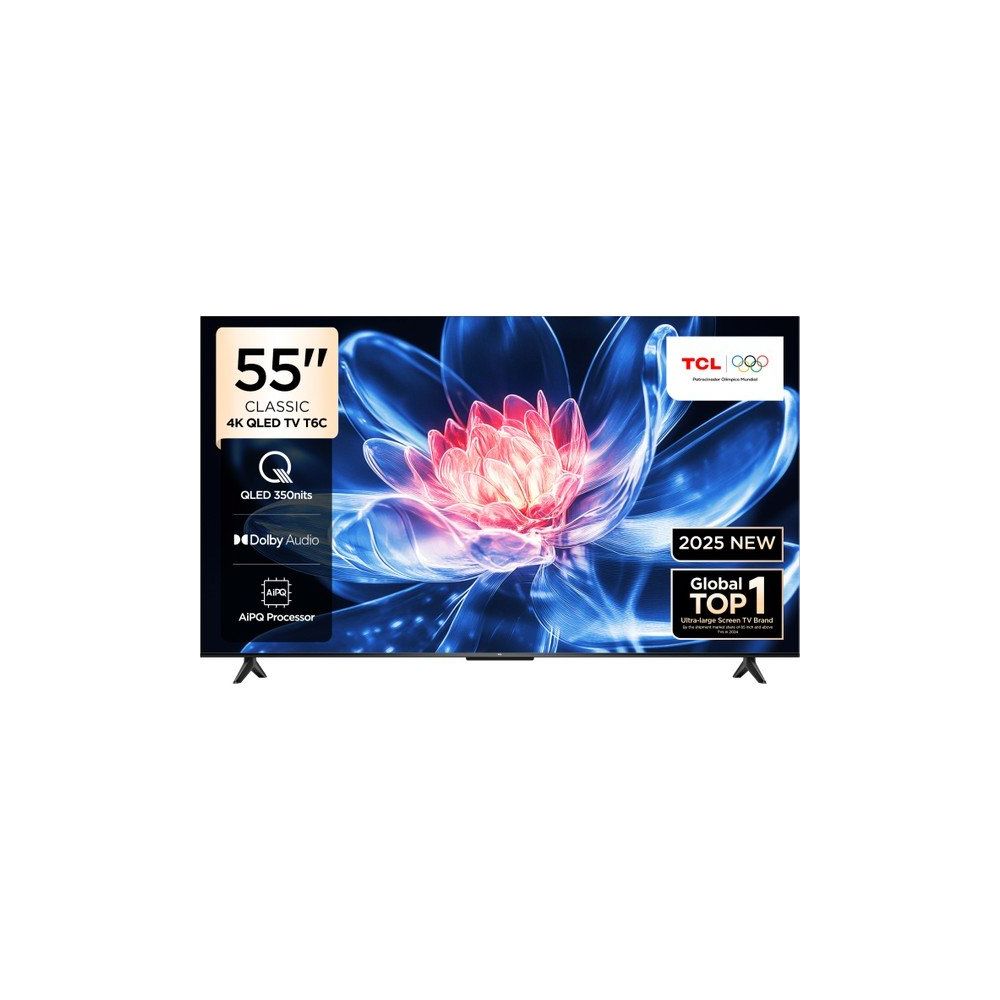 TCL 55T6C 55 inç 139 Ekran 4K Ultra HD Google QLED TV