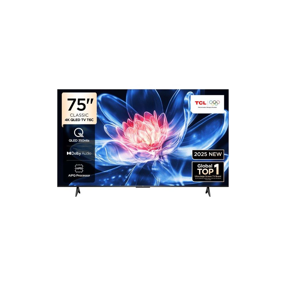 TCL 75T6C 75 inç 190 Ekran 4K Ultra HD Google QLED TV