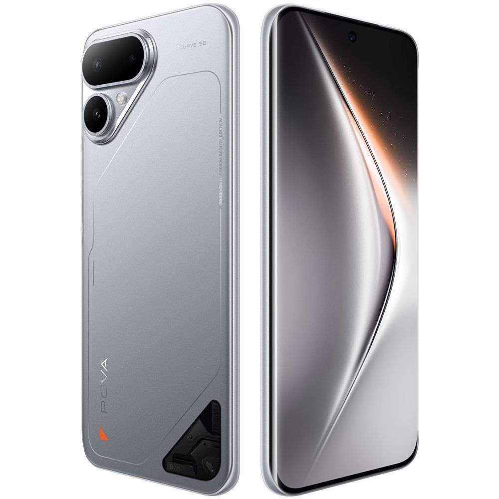 Tecno Pova Curve 2 256GB 8GB Ram Açık Gri