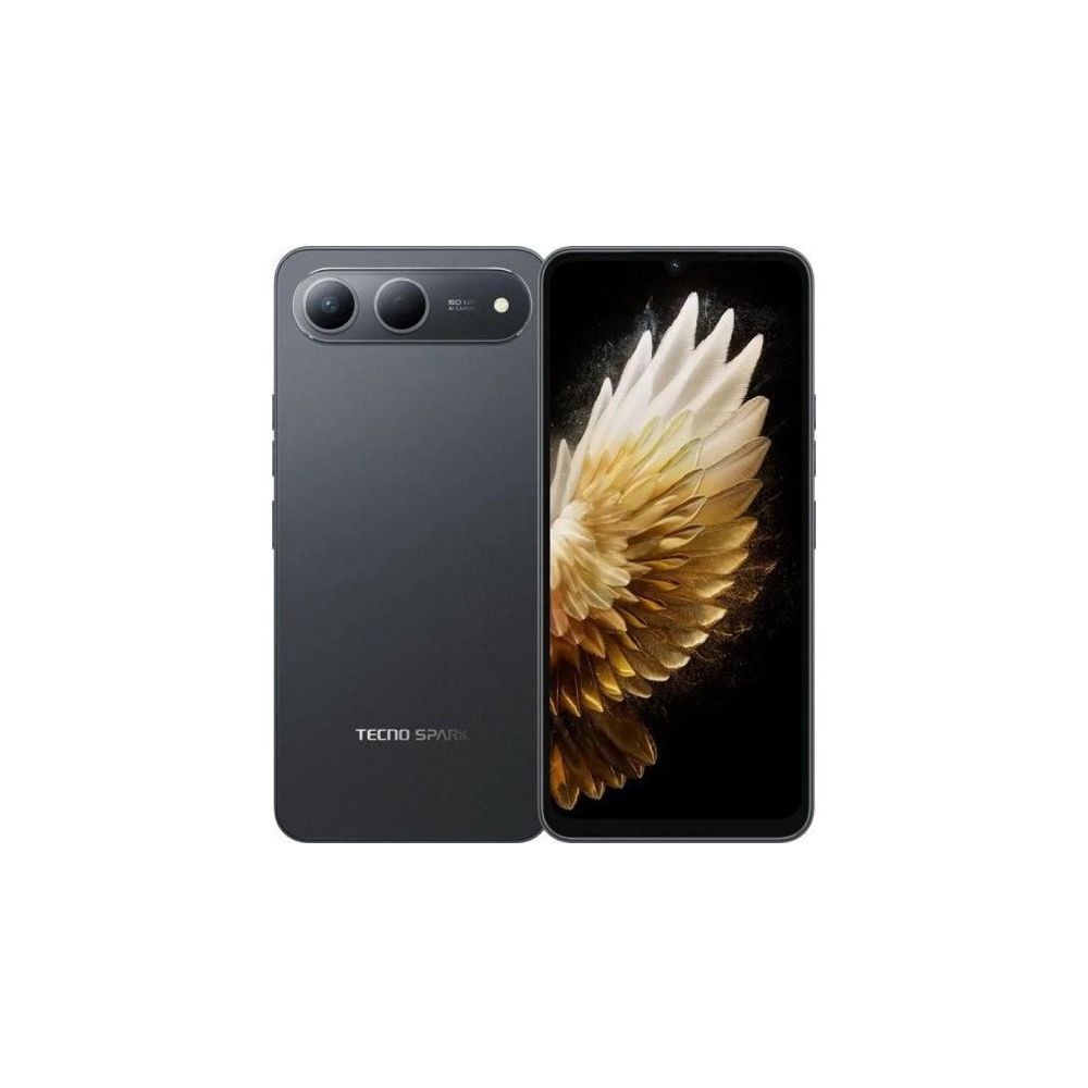 Tecno Spark 40 5G 128GB 6GB Ram Mürekkep Siyah