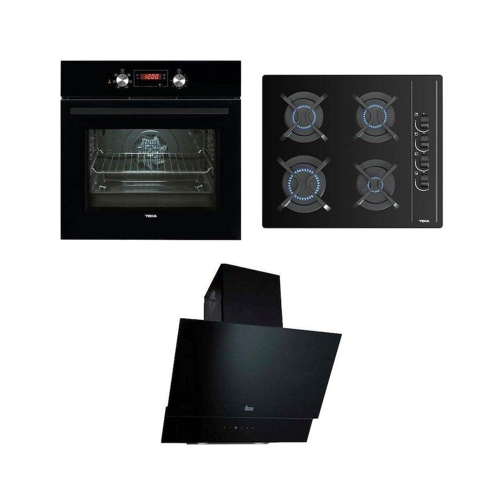 Teka Chef 7 HAK 627 BK - GBC 64002 KBC BK - TVT 60 1 Siyah 3'lü