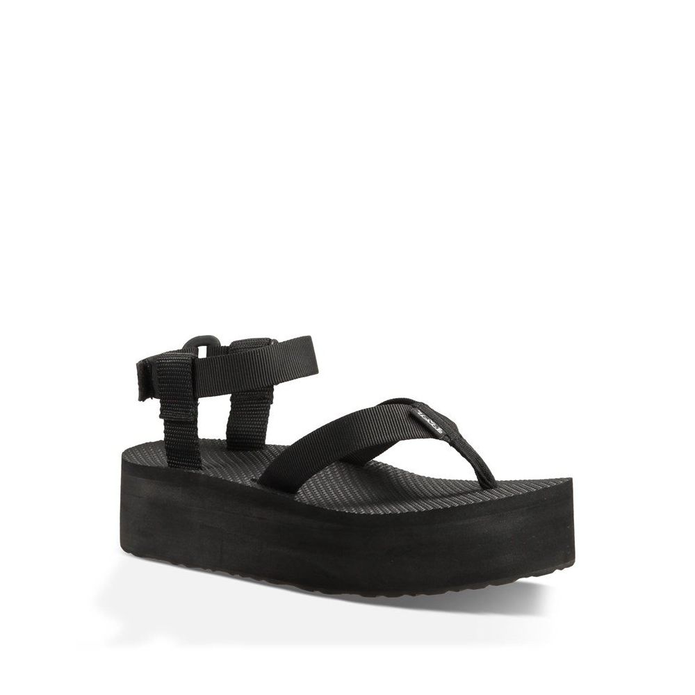 Teva black wedge sandal Clearance
