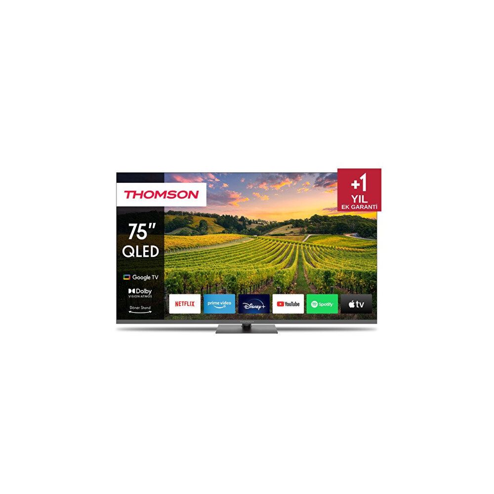 Thomson 75QG5C14 75 inç 190 Ekran 4K Ultra HD Google QLED TV
