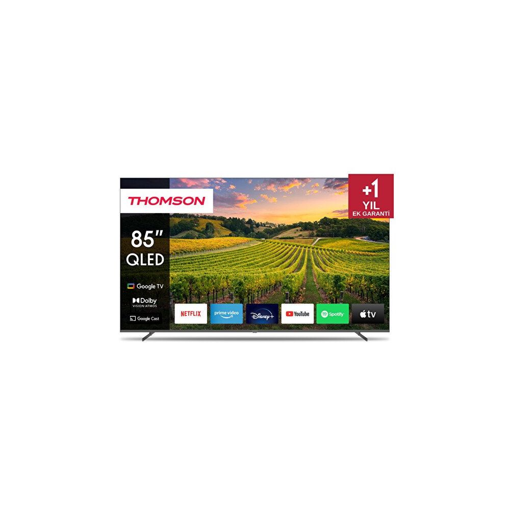 Thomson 85QG5S14 85 inç 216 Ekran 4K Ultra HD Google QLED TV