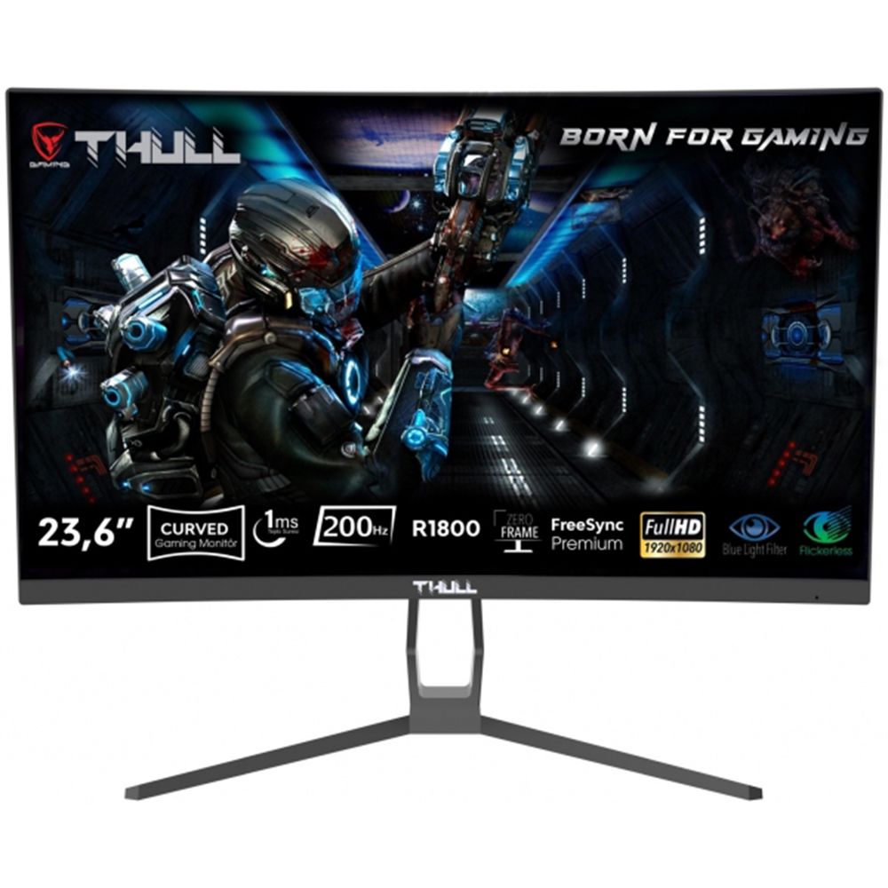 Thull Vision TG-VSN236C-200 23.6 inç 200Hz 1ms Curved Oyuncu Monitörü