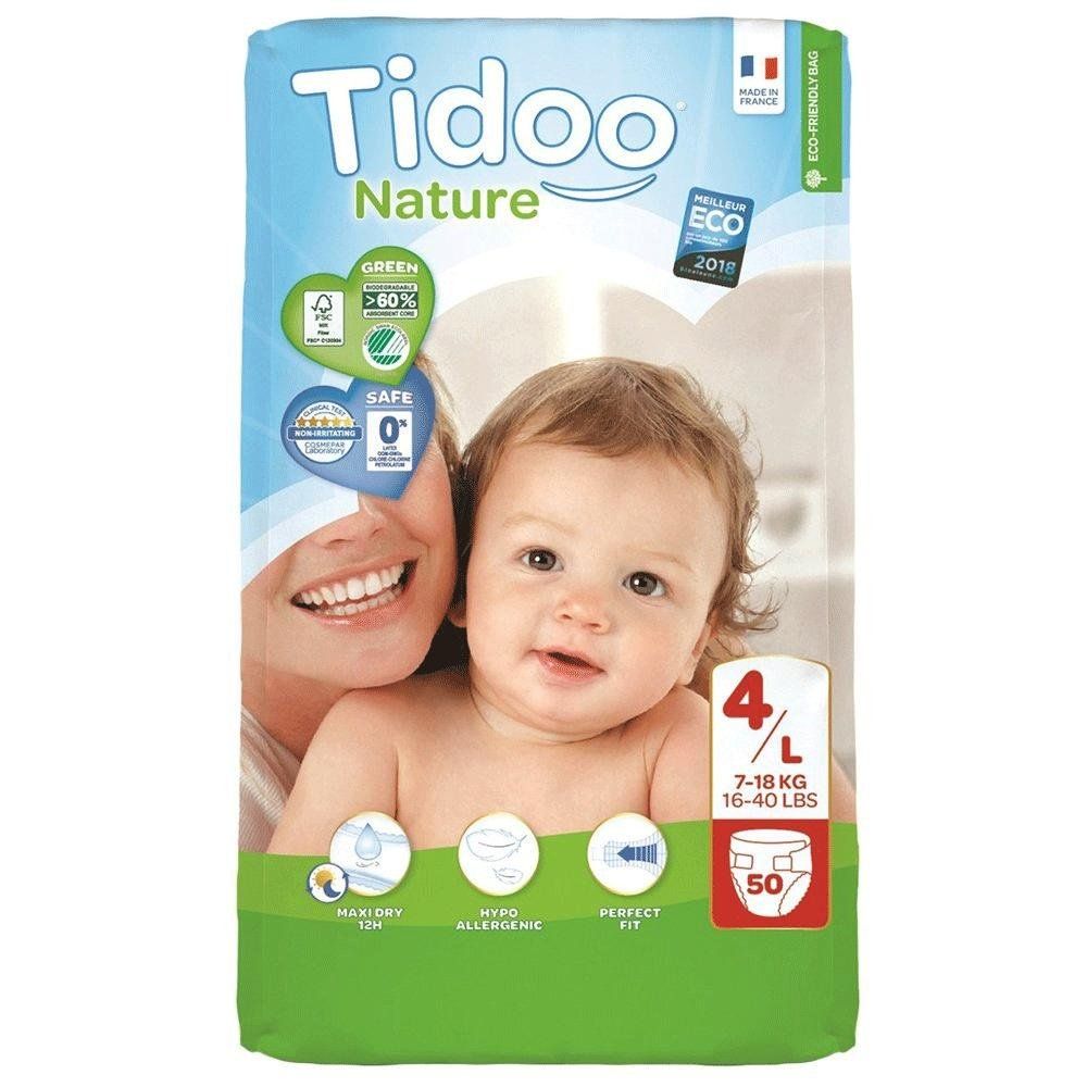 Tidoo Nature Antialerjik Ekolojik Bebek Bezi No 4 Jumbo Maxi 7 18 Kg 50 Adet Fiyatlari