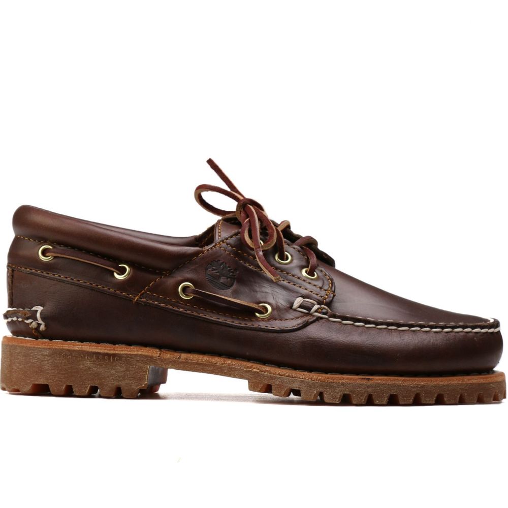 【廃番品】Timberland AUTHENTICS 3EYE CLASSIC Timberland Authentics 3 Eye Classic Kahverengi Erkek Ayakkabı