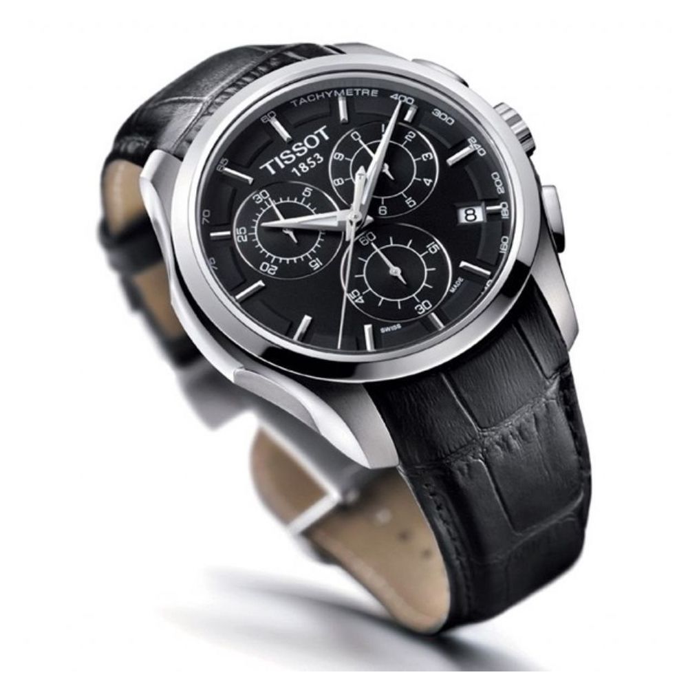 Men's Tissot 1853 Couturier Swiss Automatic Chronograph Watch T0356271605100