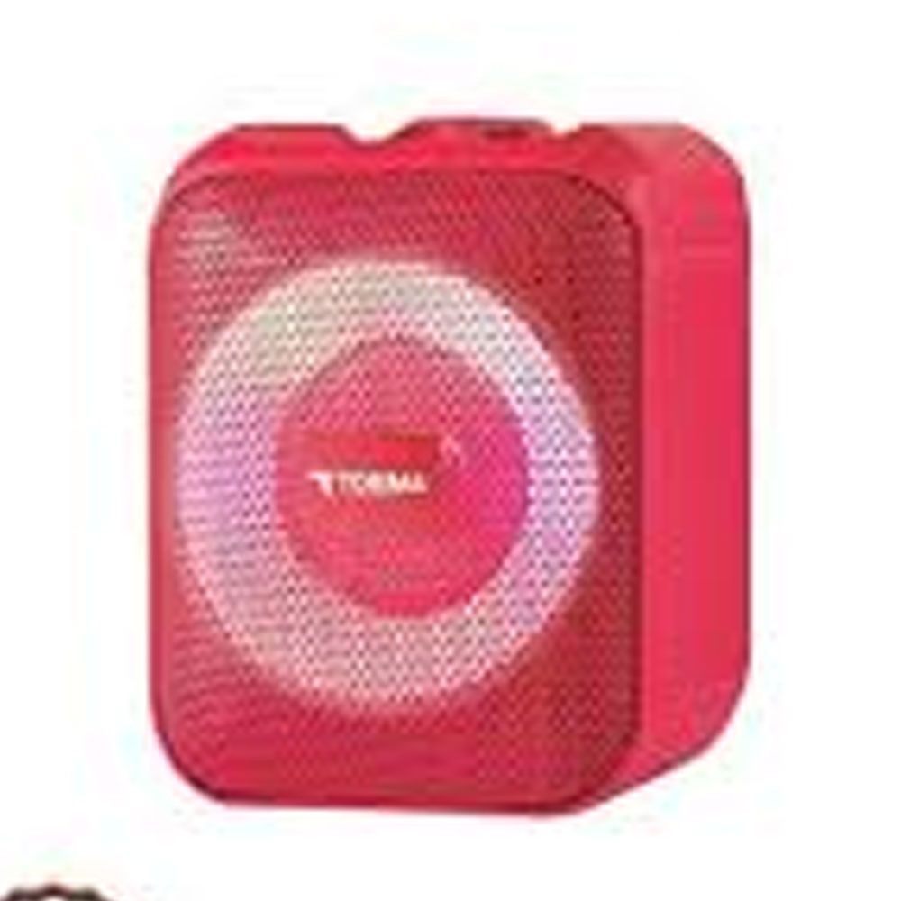 Torima D13 Taşınabilir Kablosuz Kırmızı Bluetooth Hoparlör