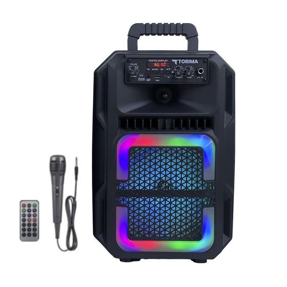 Torima D25 Mikrofonlu Siyah Bluetooth Hoparlör