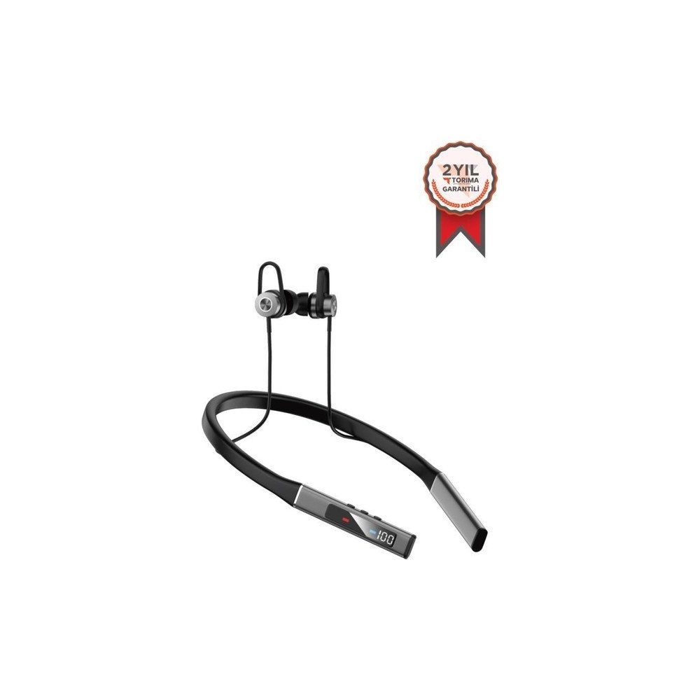 Torima TB03 Siyah Manyetik Neckband Kablosuz Bluetooth 5.0 Kulaklık