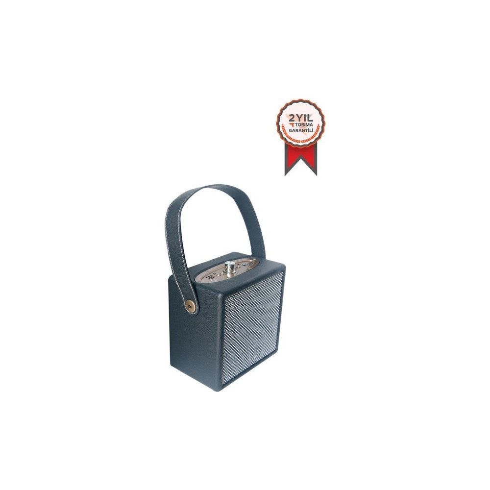 Torima X2 Wooden Case Siyah Bluetooth Hoparlör