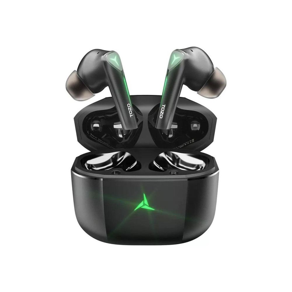 Tozo G1S Gaming Pods ENC Gürültü Engelleme Bluetooth 5.3 TWS Siyah Kablosuz Oyuncu Kulaklık